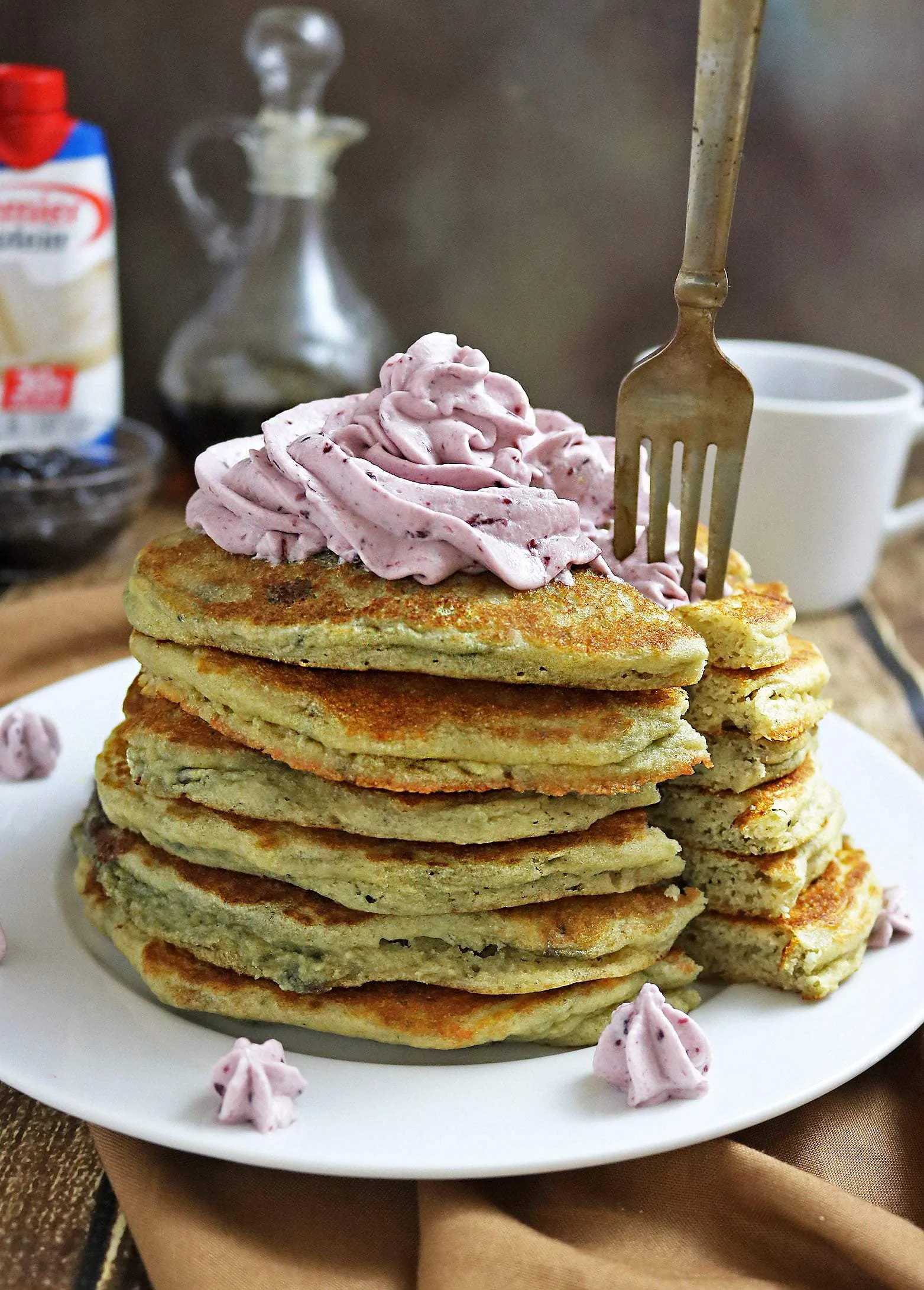 Delicious Marionberry Protein Pancakes
