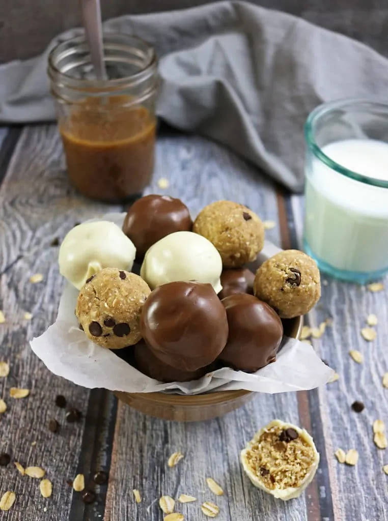 Gluten Free Caramel Chocolate Bites