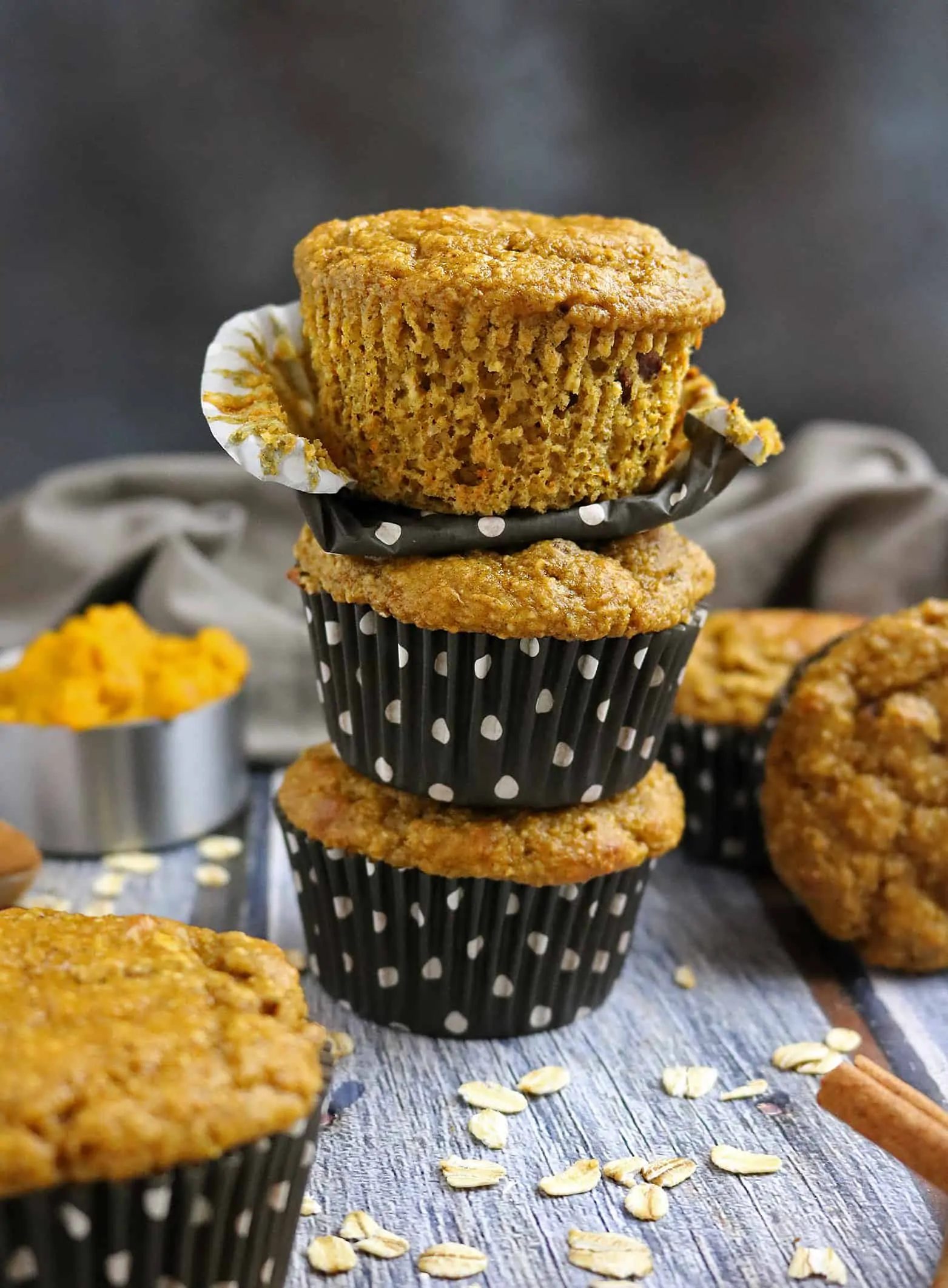 Pumpkin Pecan Protein Muffins