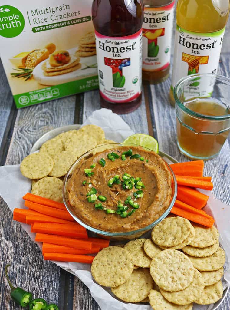 Spicy Roasted Eggplant Dip Simple Truth Chips Honest Tea