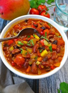 Vegetarian Mango Chili