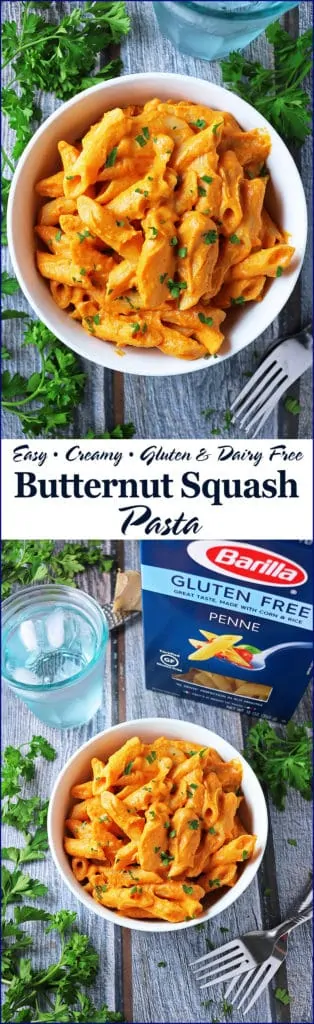 Creamy Butternut Squash Pasta with Barilla® Gluten Free Pasta