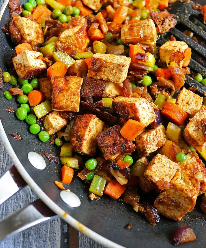 Cumin Coriander Spiced Tofu Veggies