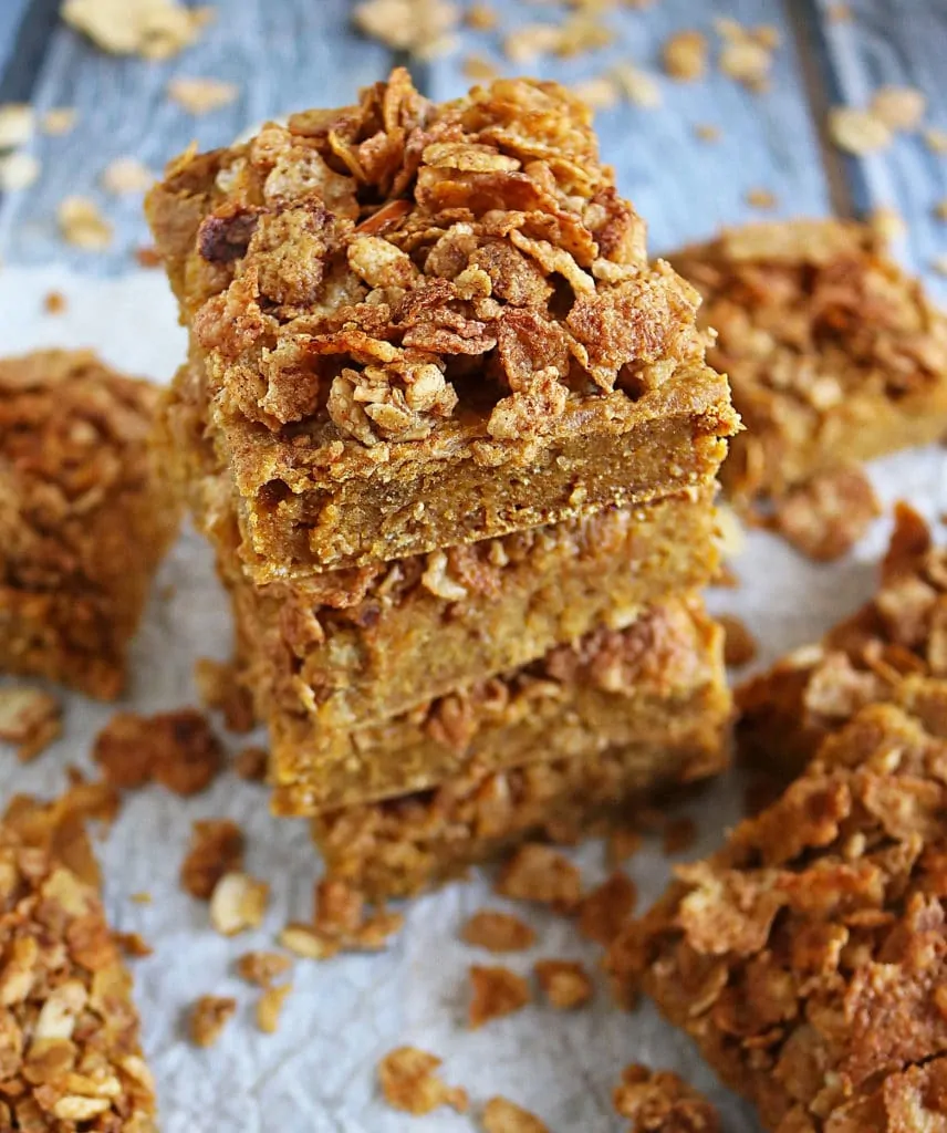 Easy Blender Made Nutty Sweet Potato Breakfast Bars