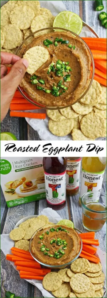 Easy Serrano Pepper Roasted Eggplant Dip