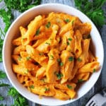 Spicy Creamy Butternut Squash Pasta