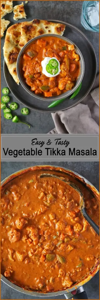Easy Tasty Vegetable Tikka Masala