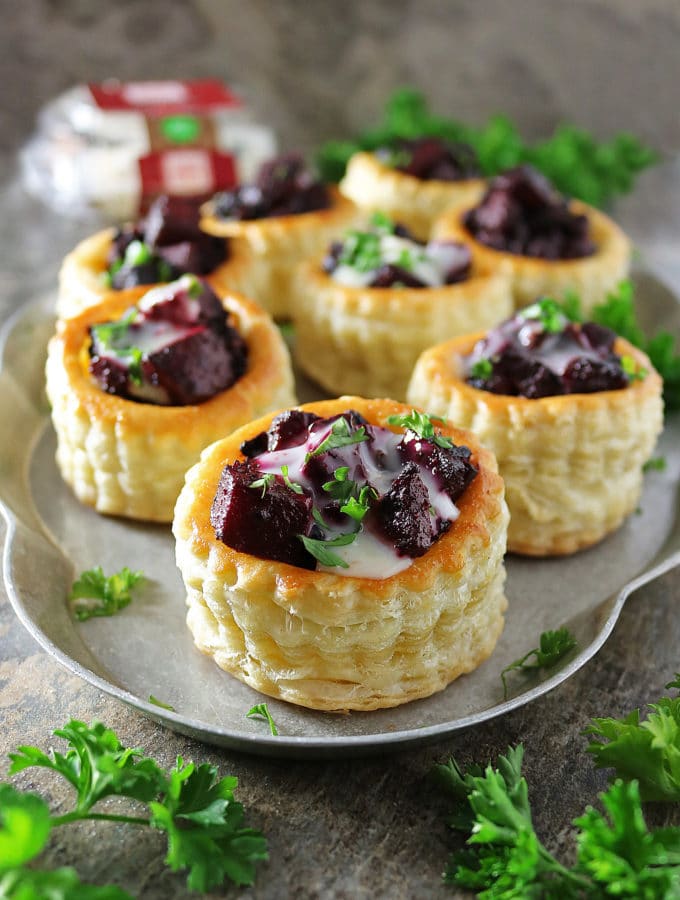 Easy French Goat Cheese Puff Pastry Stacks (Recipe)