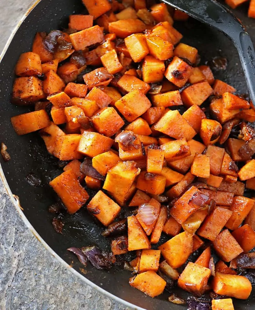 Honey Chili Sweet Potatoes