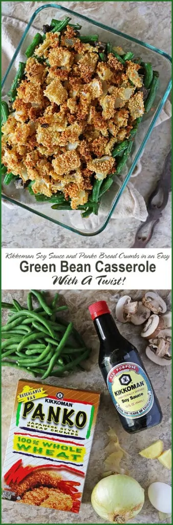 Kikkoman® Green Bean Casserole #SeasonYourHolidays