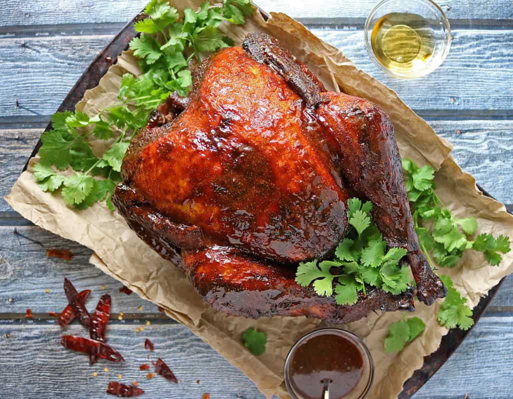 Sweet-and-Spicy Roast Turkey Recipe