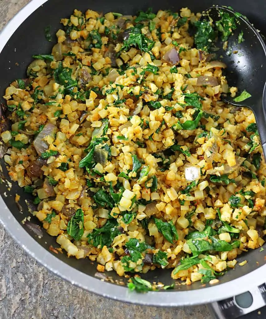 Turmeric Cauliflower And Greens