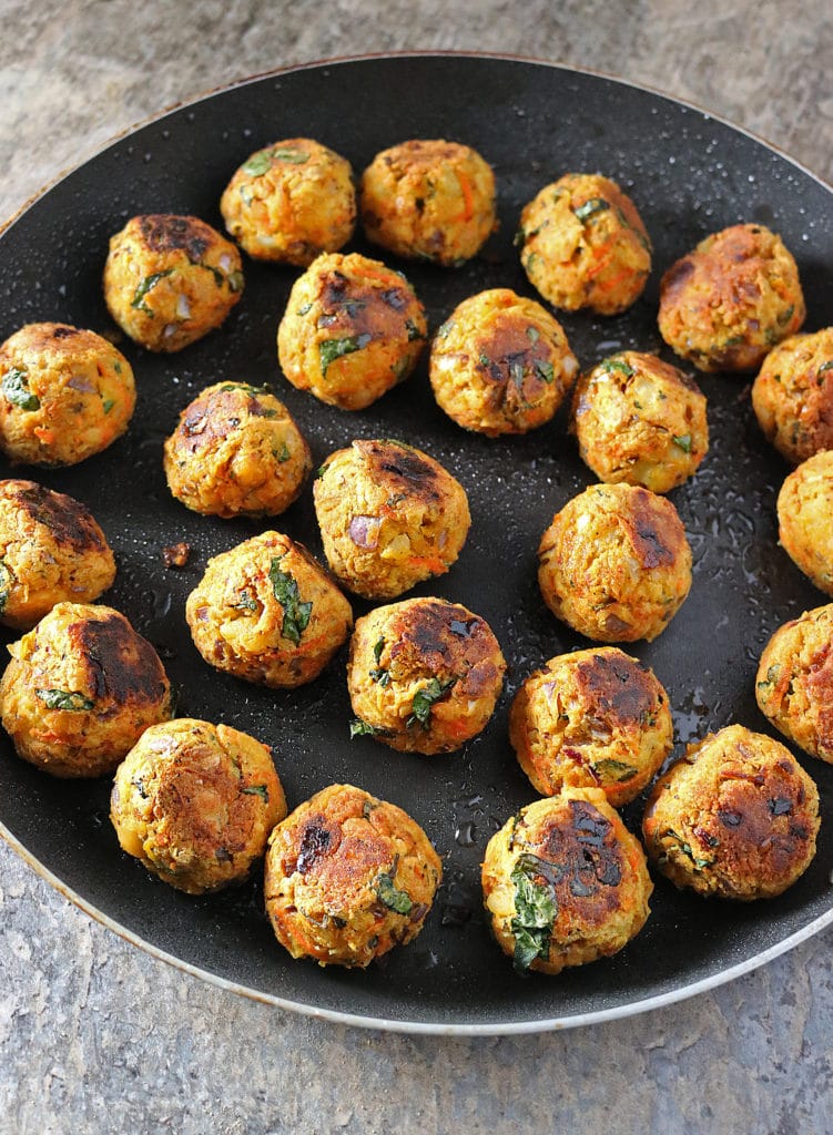 Veggie Meatless Balls Quick Saute