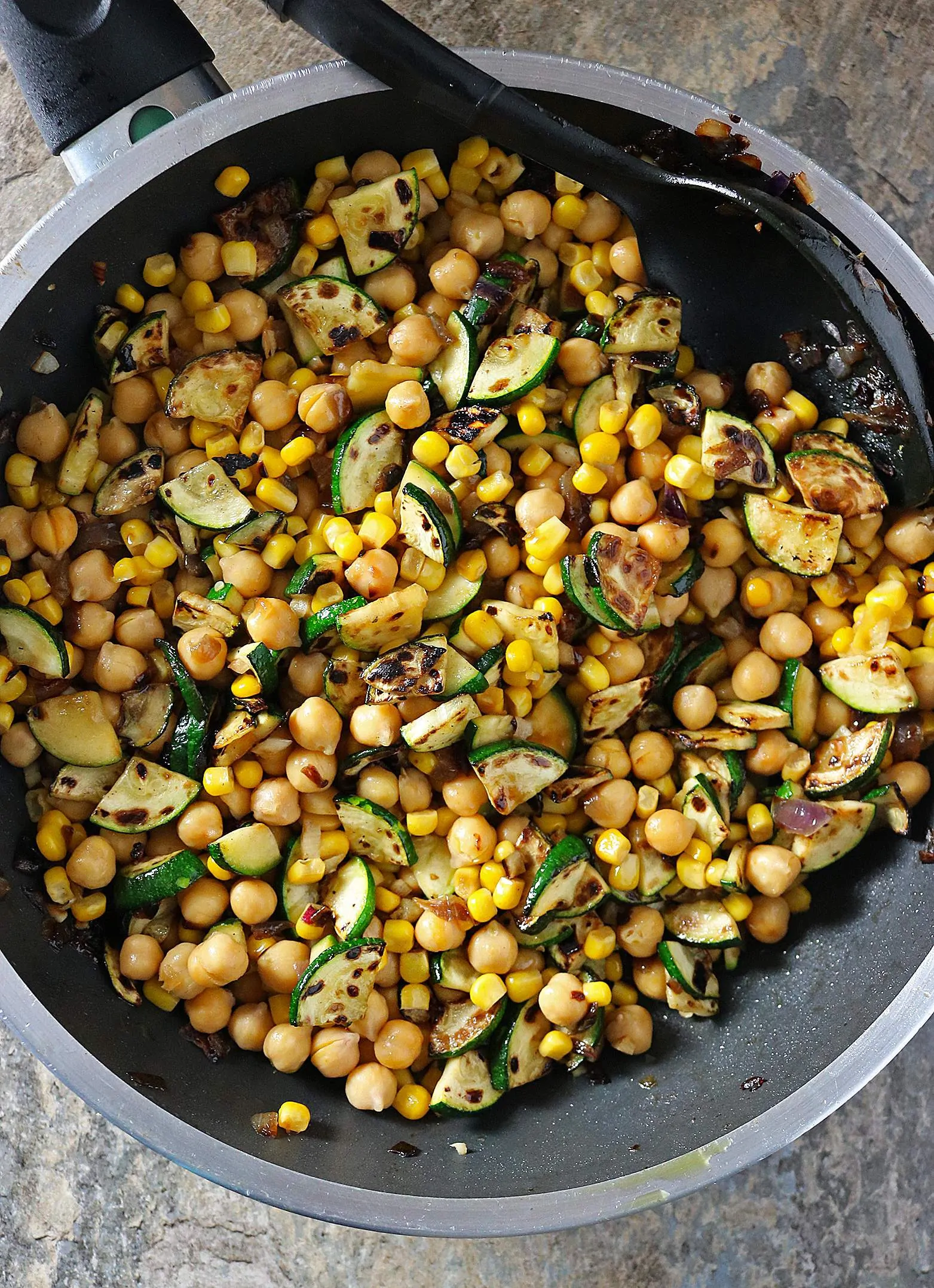 Charred Zucchini Salad