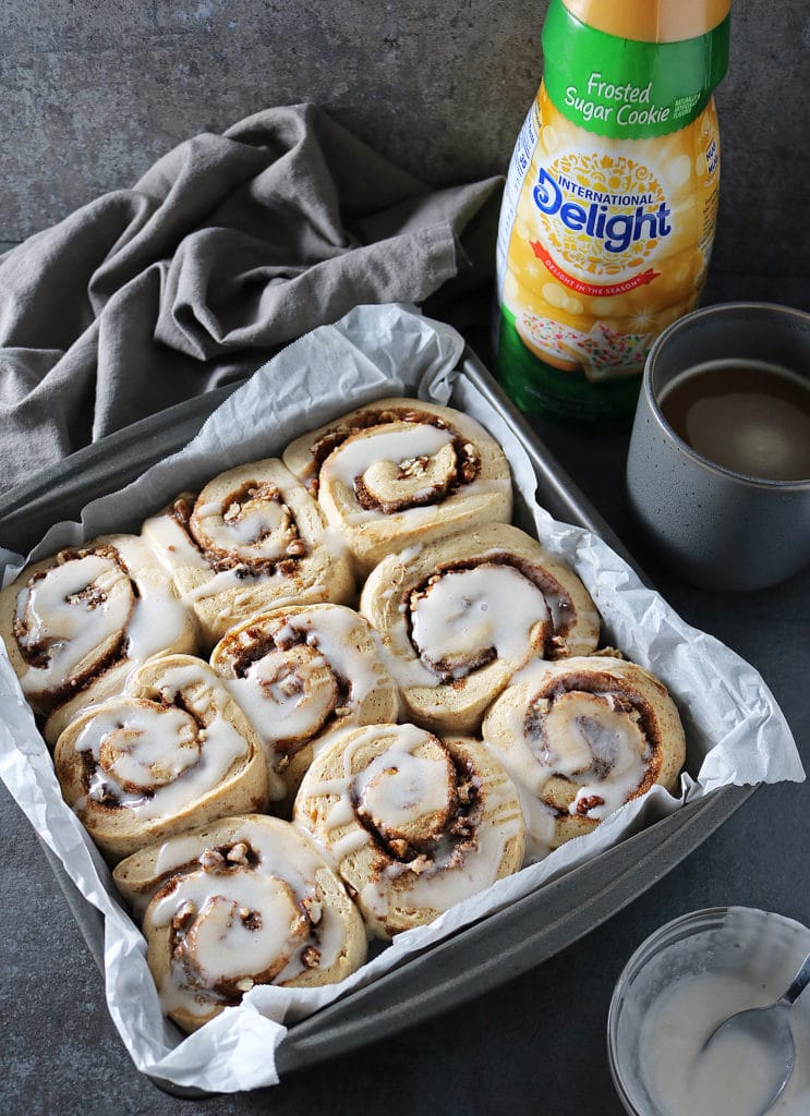 Cinnamon Rolls With Yeast And International Delight® Coffee Creamer