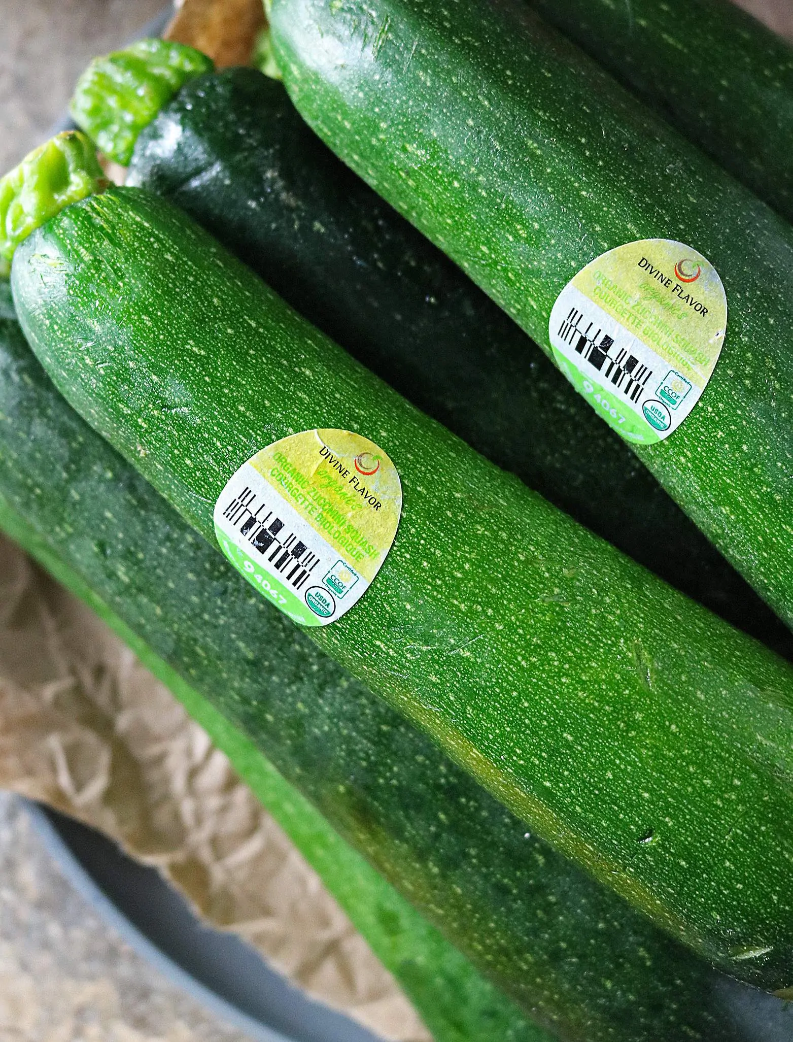 Divine Flavor Organic Zucchini