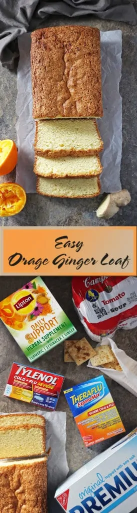 Easy Orange Ginger Loaf For Those Sick Days