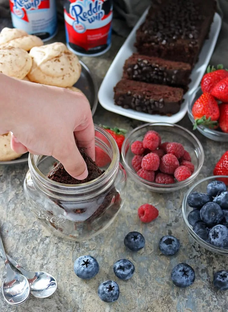 To Go Pavlova In A Jar - Step 1