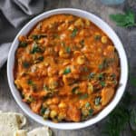 Black Eyed Peas Collard Greens Curry