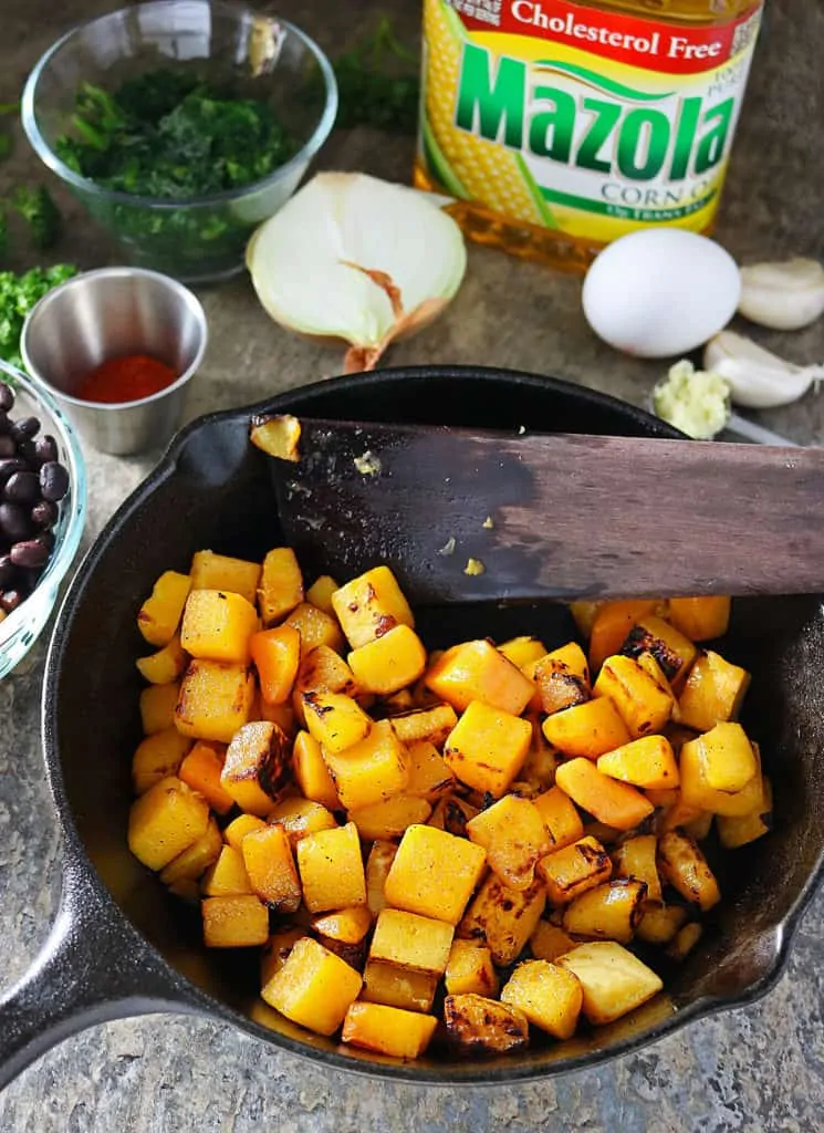 Butternut Squash Roasted With Mazola Cooking Oil