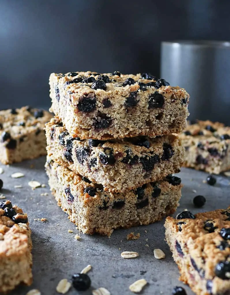 Easy Gluten Free Blueberry Bars