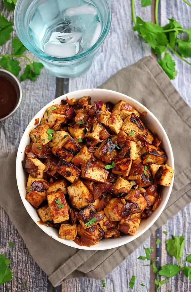 Easy Honey BBQ Tofu