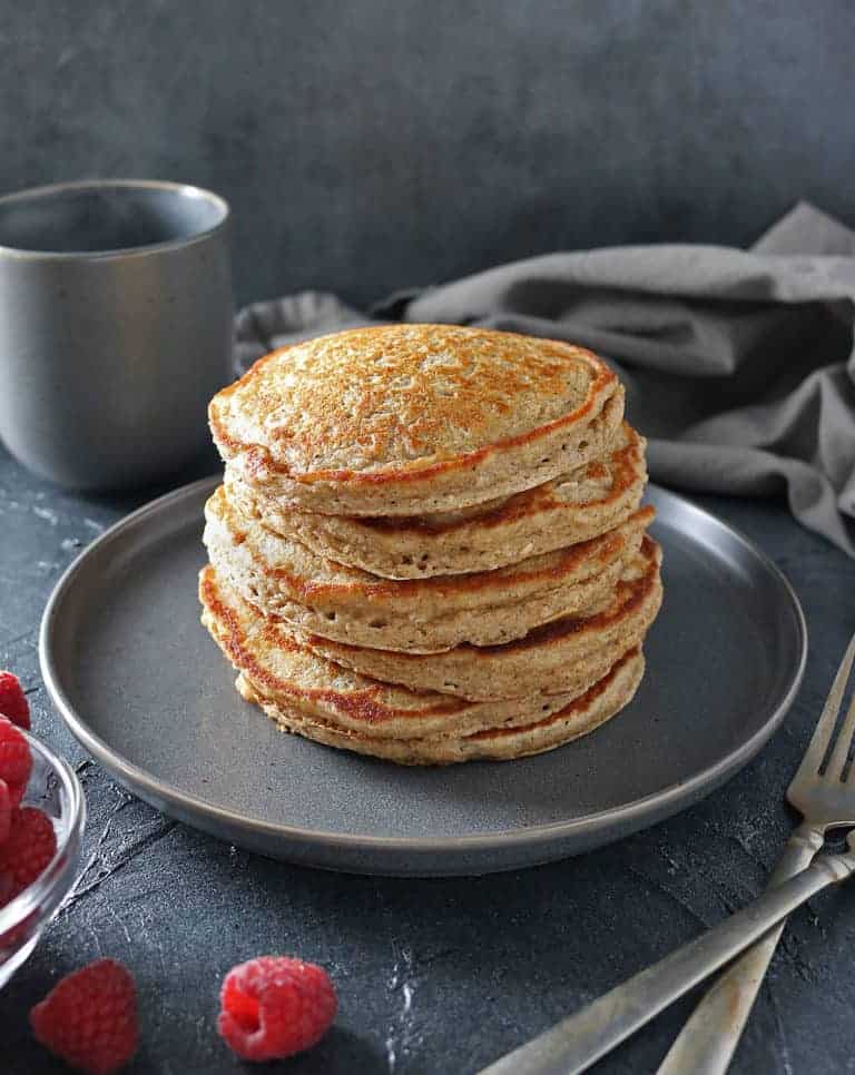 Easy Oatmeal Pancakes (gluten free) Recipe - Savory Spin