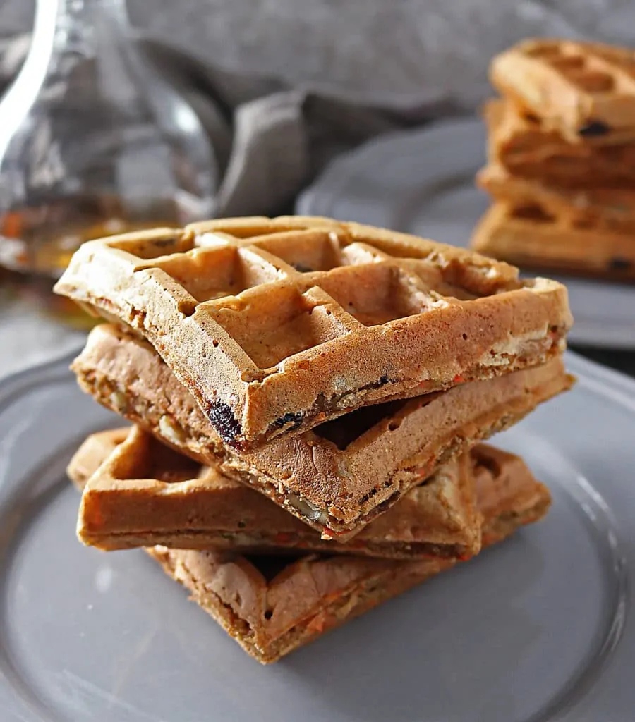 Carrot Cake Weekend Waffles