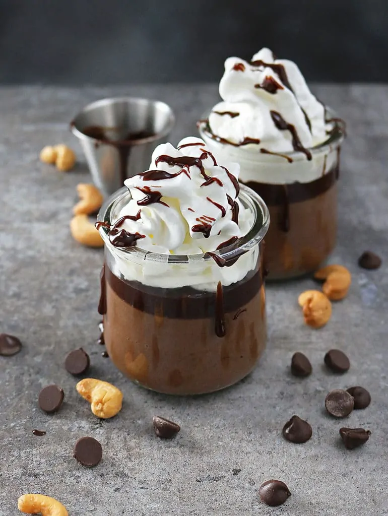 Easy Chocolate Cashew Pudding Dairy Free