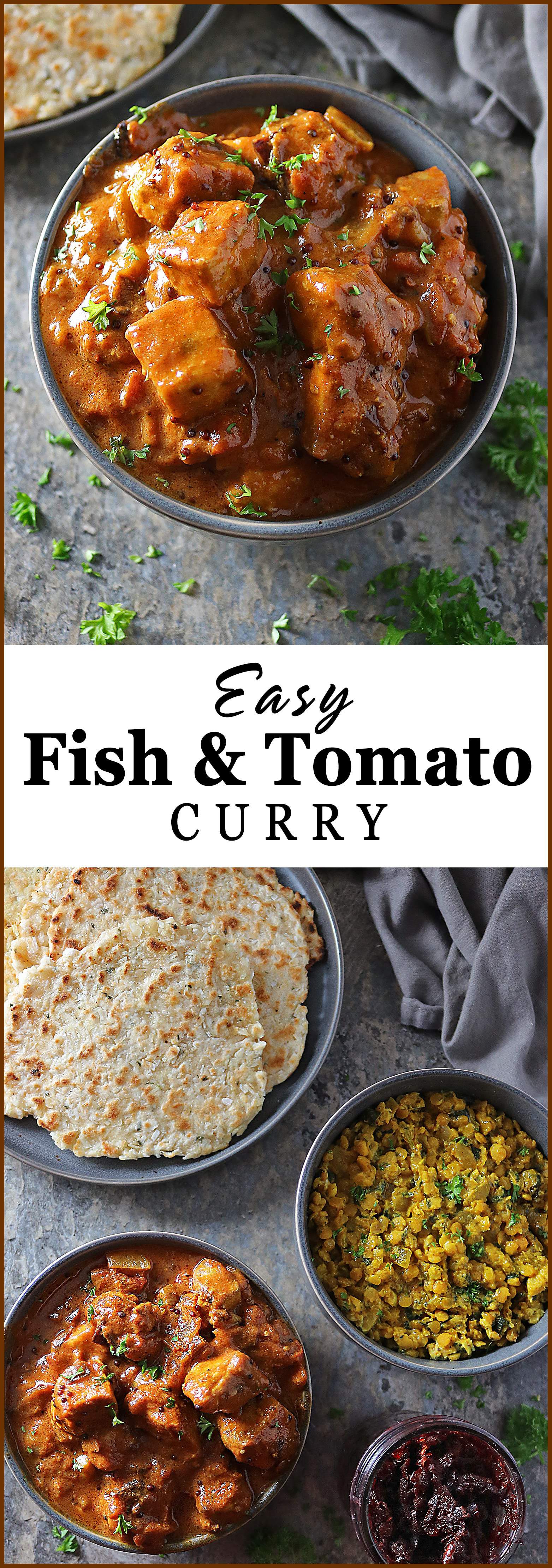 Easy Swordfish Tomato Curry Recipe (Dairy & Gluten Free)