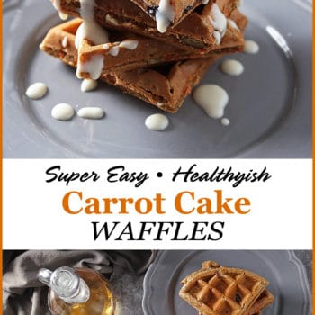 Easy Carrot Cake Waffles Recipe