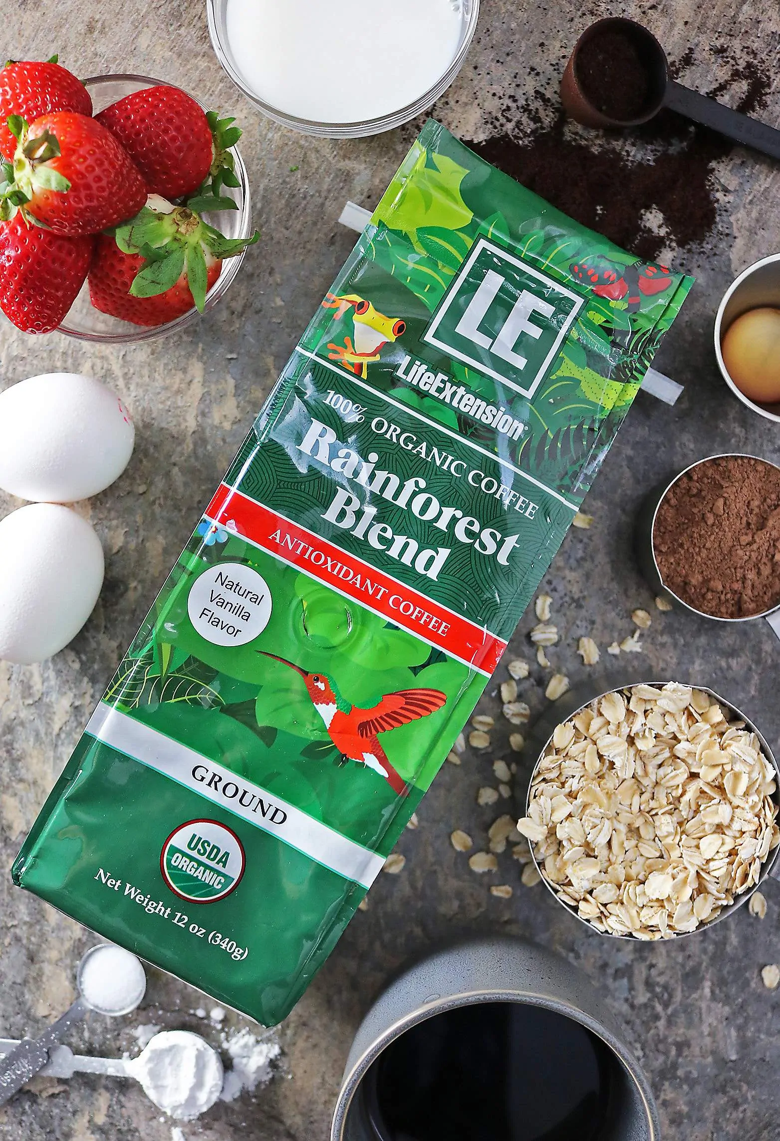 Life Extension Organic Antioxidant Rainforest Blend Coffee