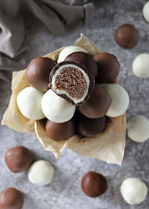 Easy Chocolate Caramel Truffles