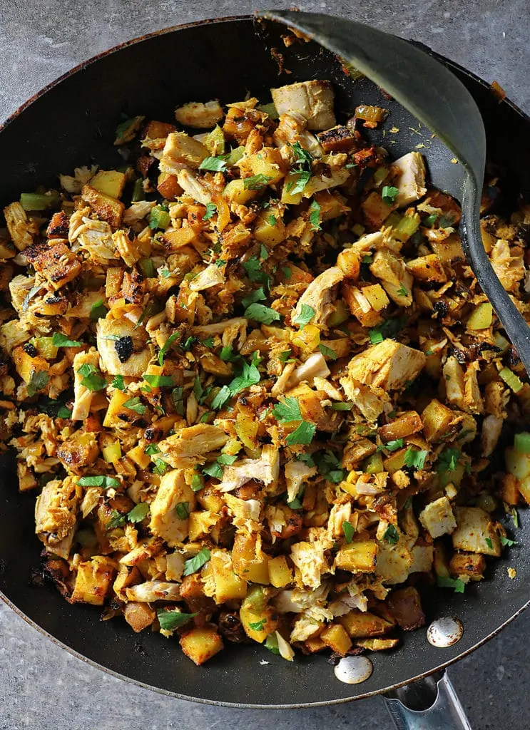 Spiced Tuna Potato Stuffing