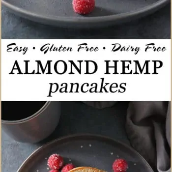 Easy, Gluten Free, Dairy Free, Almond Hemp Pancakes