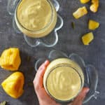Jackfruit Mango Smoothie in Two Glasses