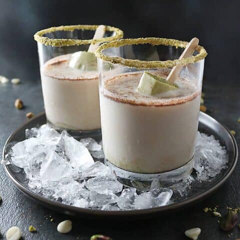 Photo of Pistachio White Chocolate Rum Popsicles In Rum Whisky Tigers Milk