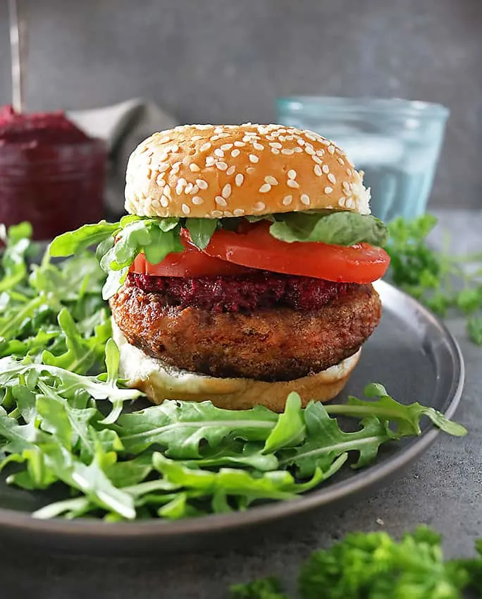 The meaty, plant based, Beyond Burger