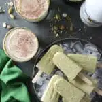 Photo of Tigers Milk Cocktail With Pistachio White Chocolate Rum Popsicles