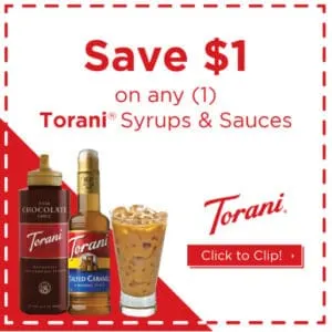 Torani Coupon at Publix