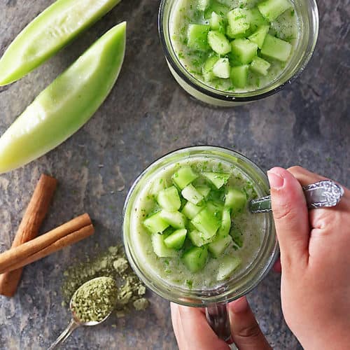 Honeydew Melon Smoothie Recipe Savory Spin