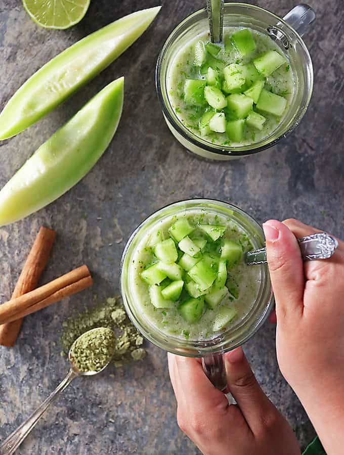 Photo of Easy Honeydew Melon Smoothie