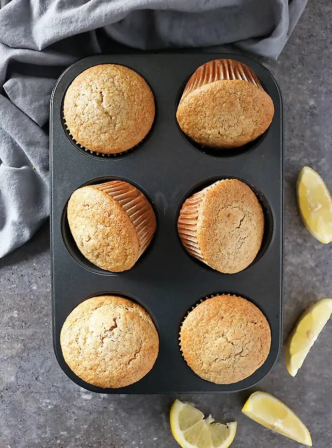 Photo of Lemon Muffins in the pan