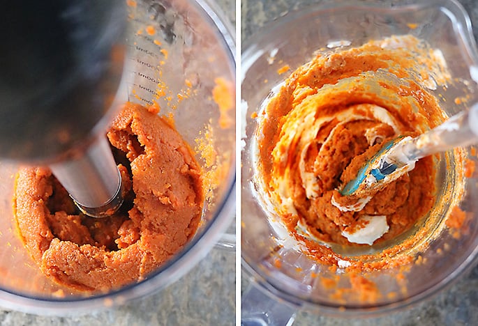 Collage of Making Carrot Filling