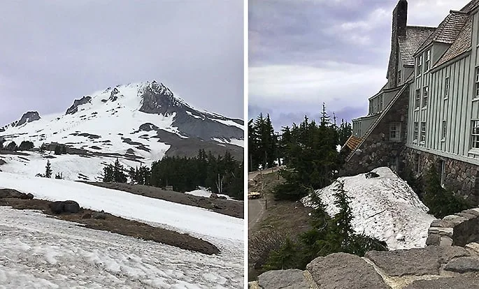 Mt Hood and Timberline Lodge Photo