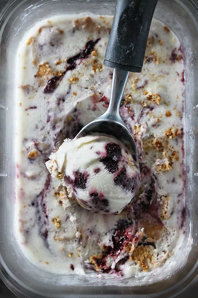 Image of Star Anise Marionberry Ice Cream