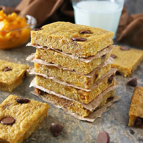 Chocolate Chip Kabocha Bars Recipe - Savory Spin