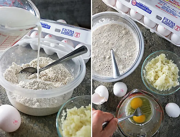 Photo of Making Oat Potato Pancakes