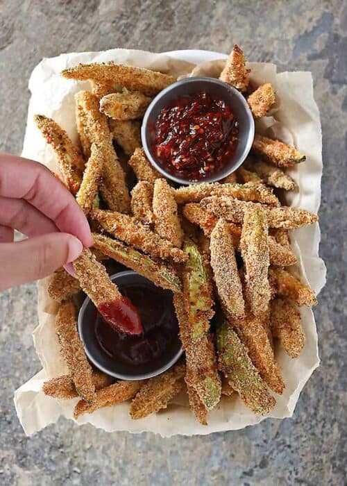 Baked Spicy Tindora Fries