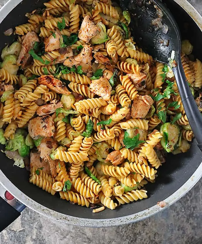 Pasta Salmon Tarragon Saute Photo